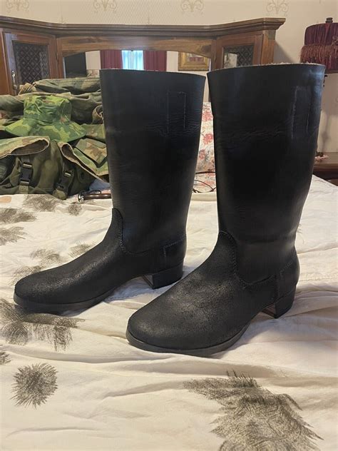 texled wwii german jack boots